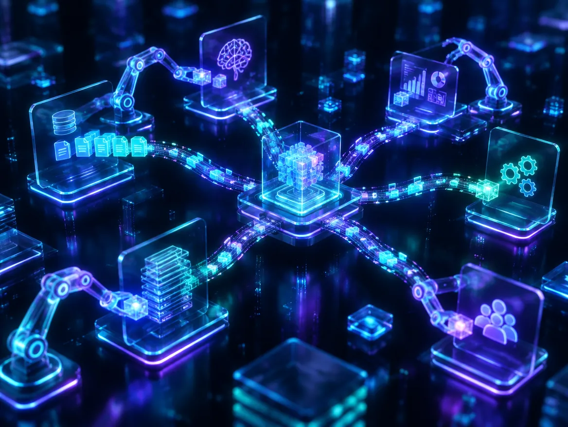 Automated workflows connecting business systems