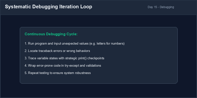 Systematic Debugging Cycle