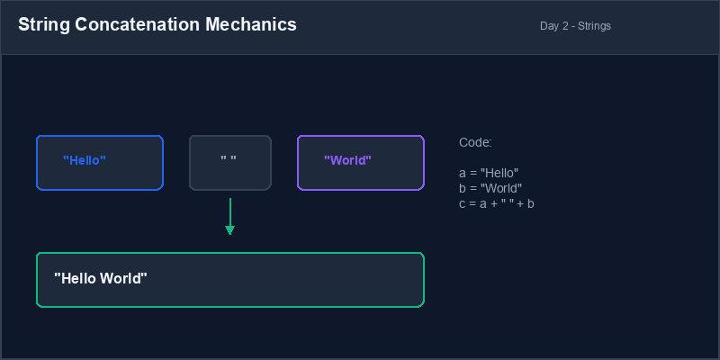 String Concatenation Mechanics