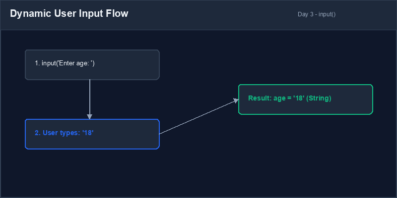 User Input Flow