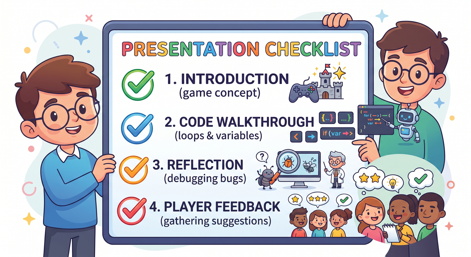 Showcase Presentation Checklist