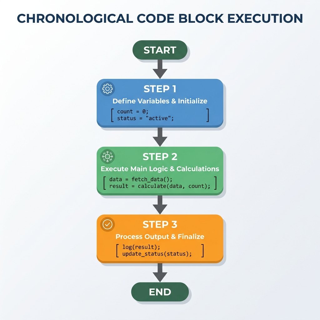 Chronological Script Sequencing Flow