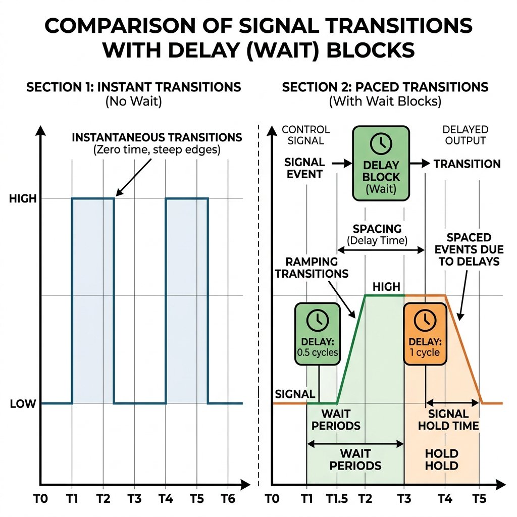 Timing Control with Wait Blocks