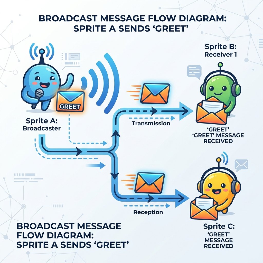 Message Broadcasting Concept Map